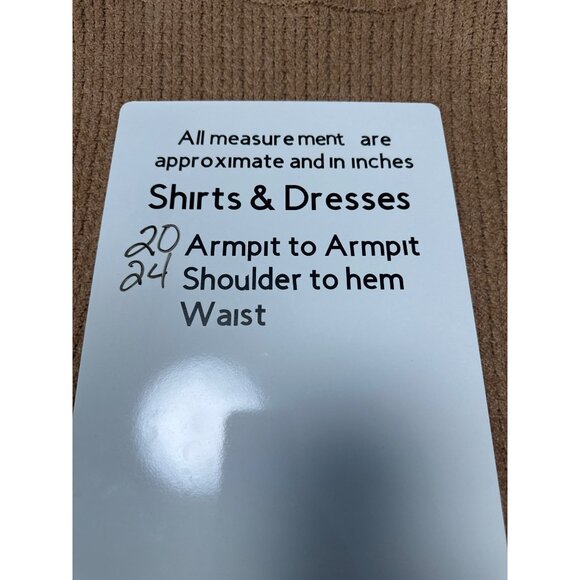 Cupcakes & Cashmere Brown Turtleneck Long Sleeve Sweater Women's Size M - Picture 10 of 10